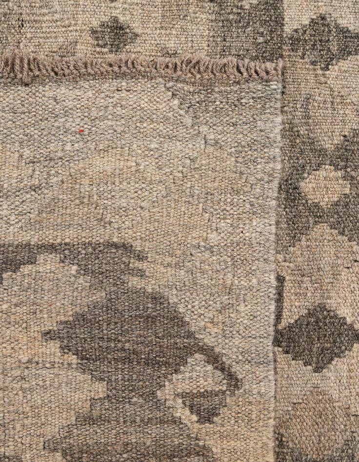 Detail image of  4' 11 x 6' 7  Hand Woven Kilim Maymana Wool Rug