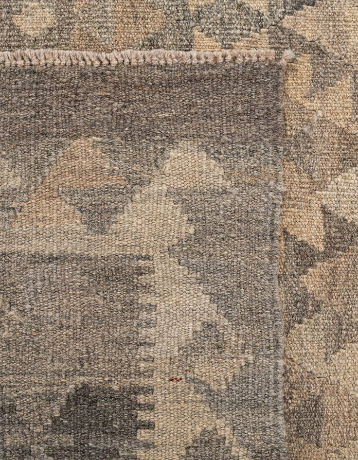 Detail image of  5' x 6' 7  Hand Woven Kilim Maymana Wool Rug