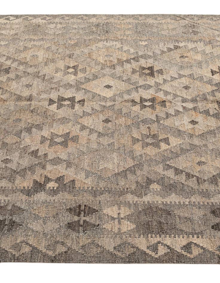 Detail image of  5' x 6' 8  Hand Woven Kilim Maymana Wool Rug