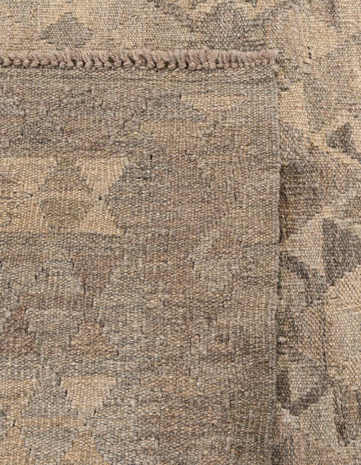 Detail image of  5' x 6' 8  Hand Woven Kilim Maymana Wool Rug