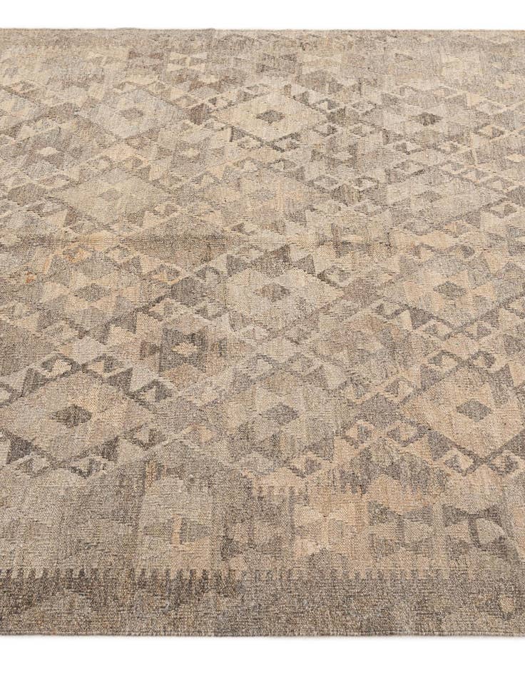 Detail image of  5' x 6' 8  Hand Woven Kilim Maymana Wool Rug