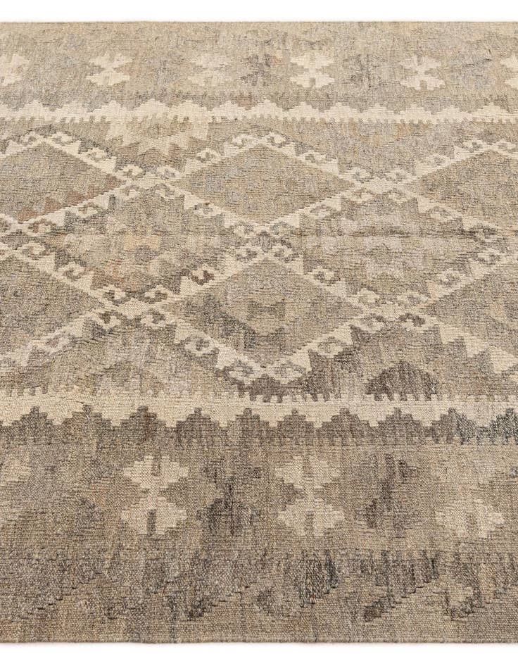 Detail image of  5' x 6' 8  Hand Woven Kilim Maymana Wool Rug