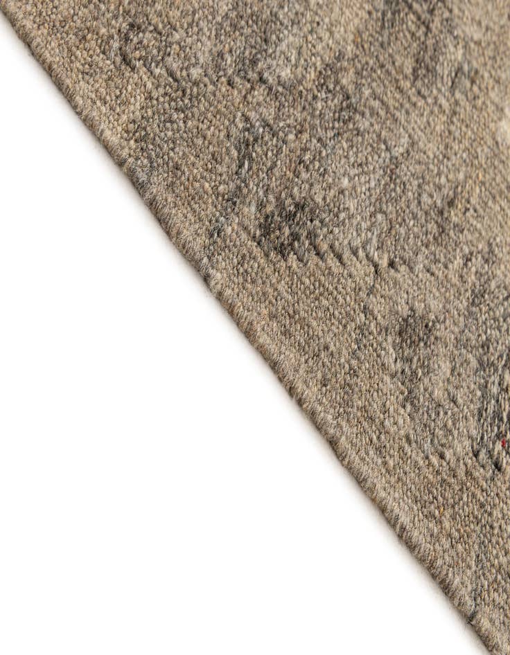 Detail image of  5' x 6' 8  Hand Woven Kilim Maymana Wool Rug