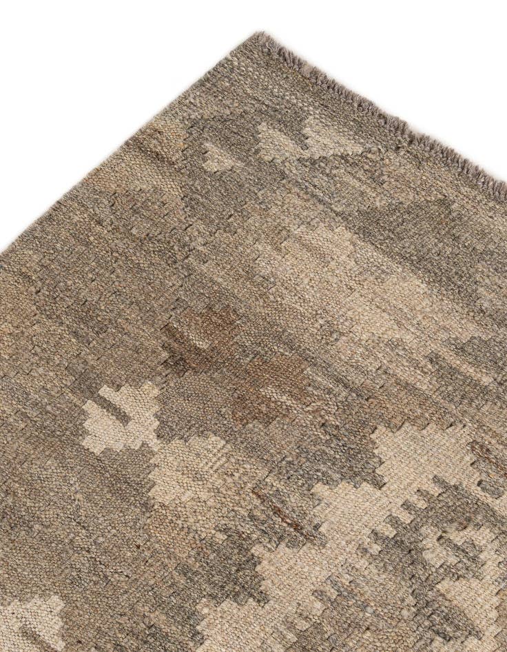 Detail image of  5' x 6' 8  Hand Woven Kilim Maymana Wool Rug