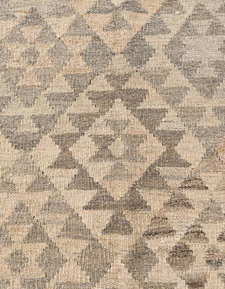 Detail image of  5' 2 x 6' 9  Hand Woven Kilim Maymana Wool Rug
