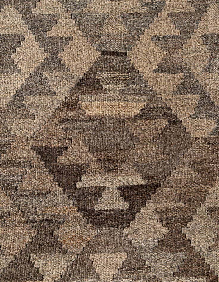 Detail image of  5' x 6' 7  Hand Woven Kilim Maymana Wool Rug