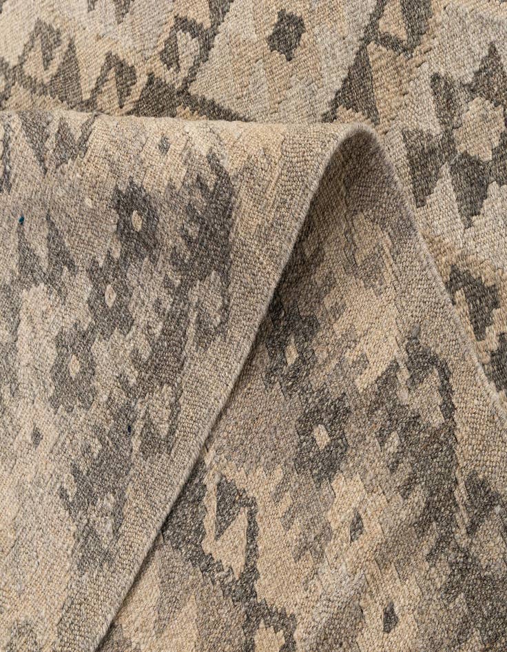 Detail image of  5' x 6' 8  Hand Woven Kilim Maymana Wool Rug