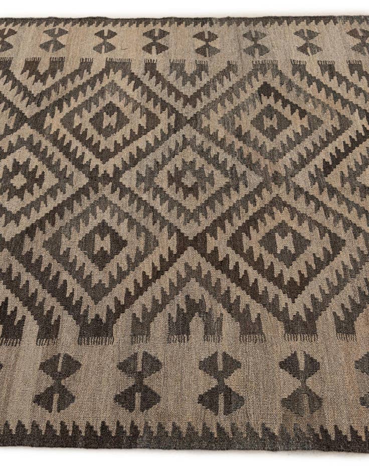 Detail image of  5' x 7' 1  Hand Woven Kilim Maymana Wool Rug
