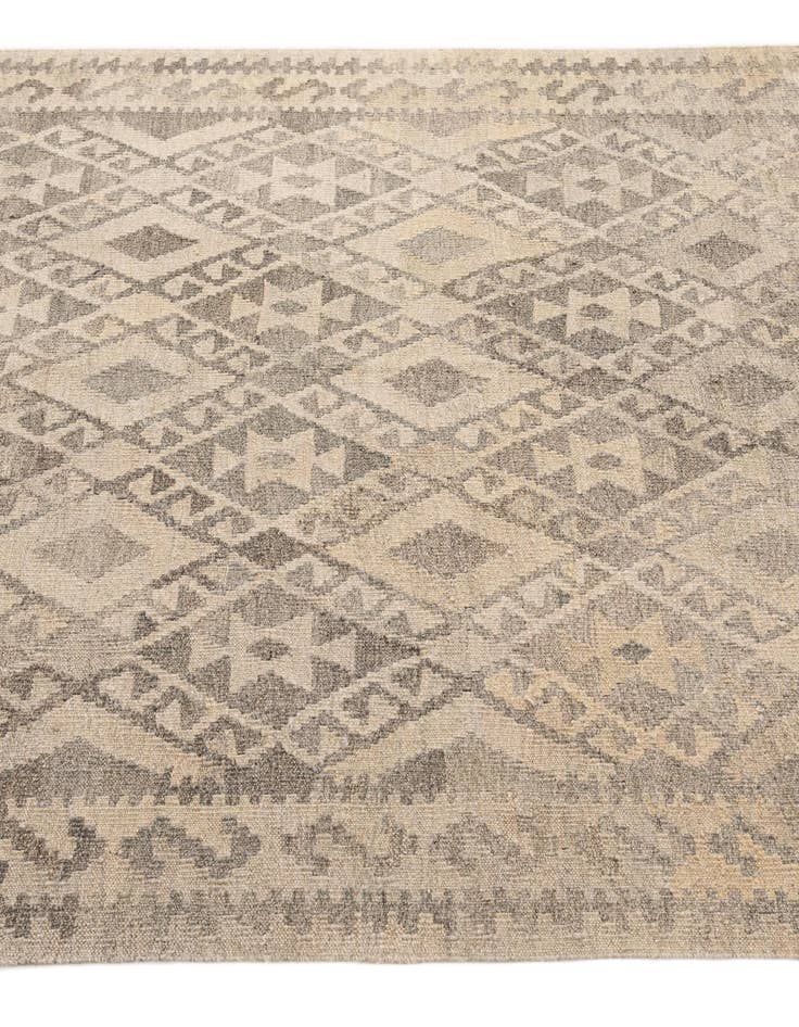 Detail image of  5' 2 x 6' 5  Hand Woven Kilim Maymana Wool Rug