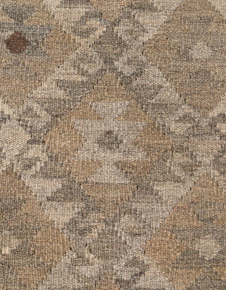 Detail image of  5' 1 x 6' 10  Hand Woven Kilim Maymana Wool Rug