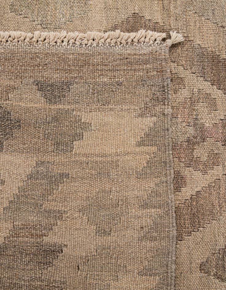 Detail image of  5' 3 x 6' 8  Hand Woven Kilim Maymana Wool Rug