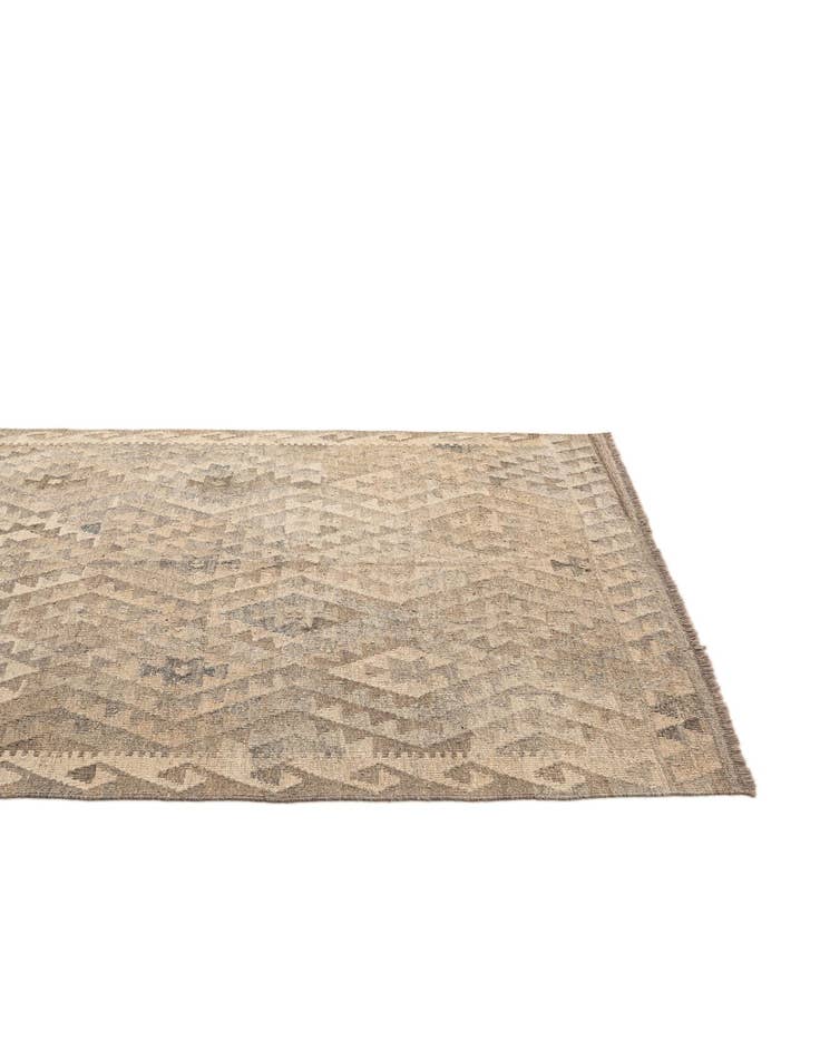 Detail image of  5' 3 x 6' 7  Hand Woven Kilim Maymana Wool Rug