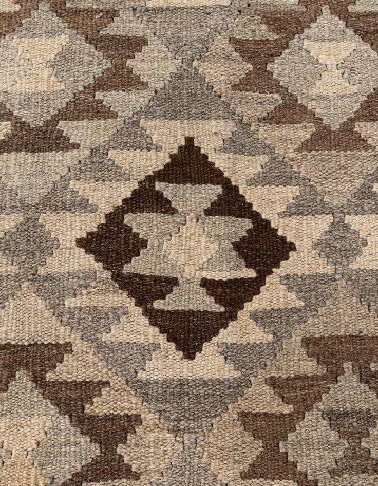 Detail image of  5' 3 x 6' 8  Hand Woven Kilim Maymana Wool Rug