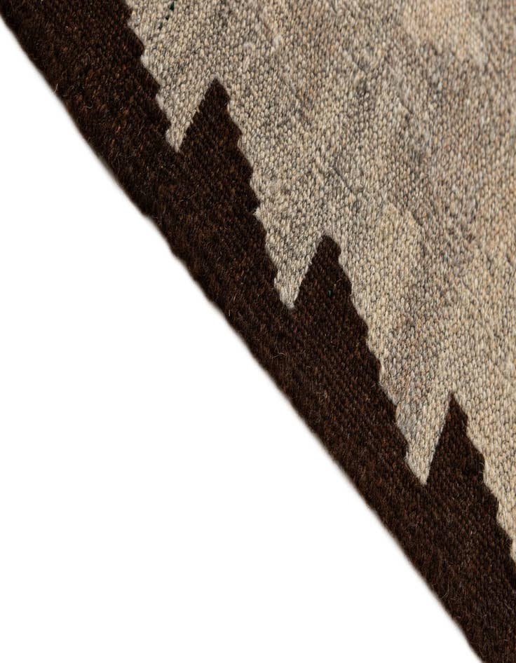 Detail image of  5' x 6' 9  Hand Woven Kilim Maymana Wool Rug