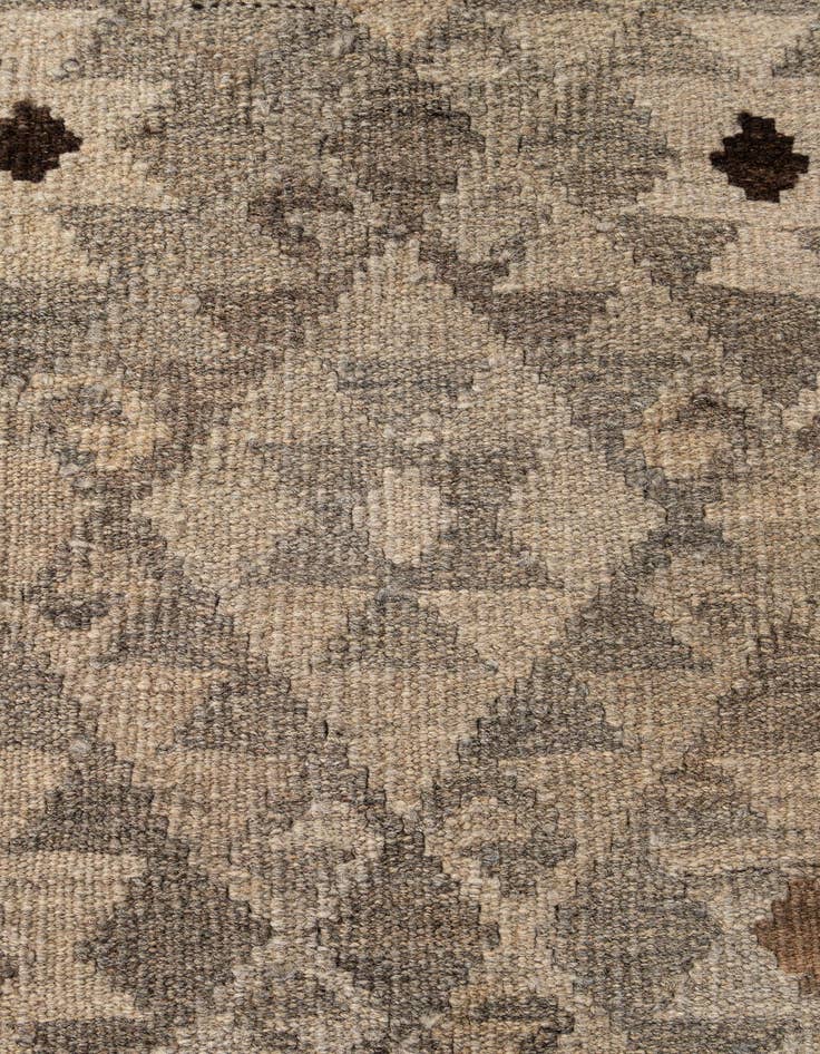 Detail image of  5' 4 x 6' 10  Hand Woven Kilim Maymana Wool Rug