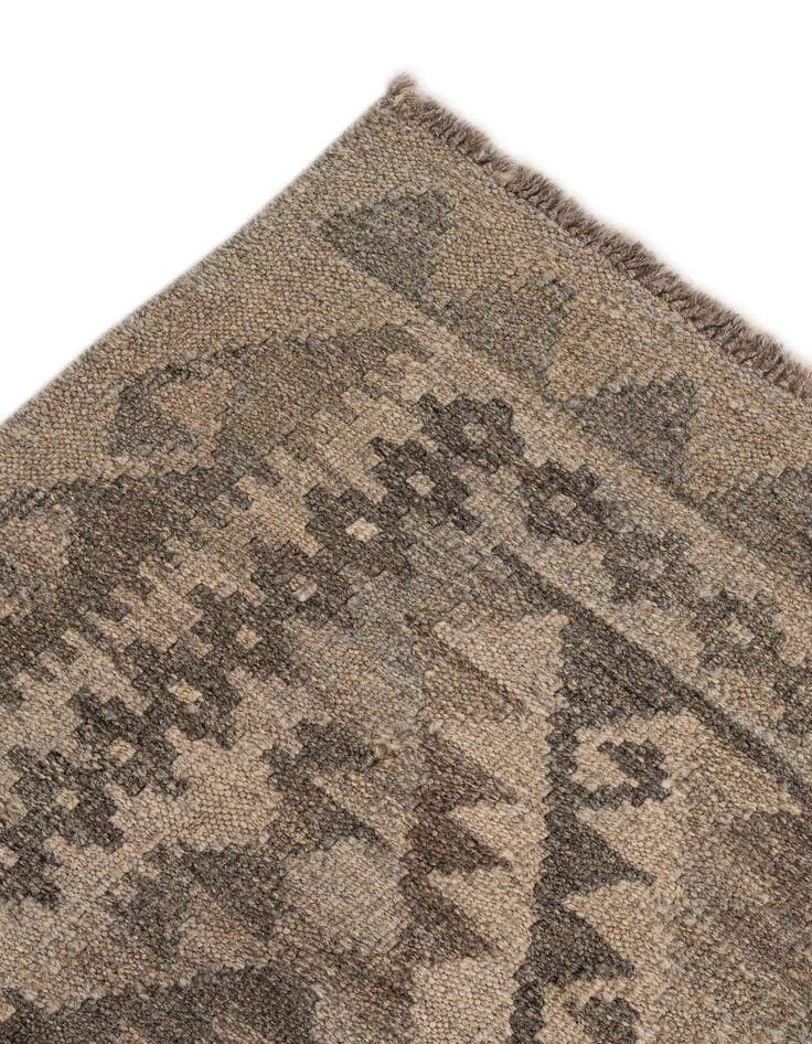 Detail image of  5' 4 x 6' 10  Hand Woven Kilim Maymana Wool Rug