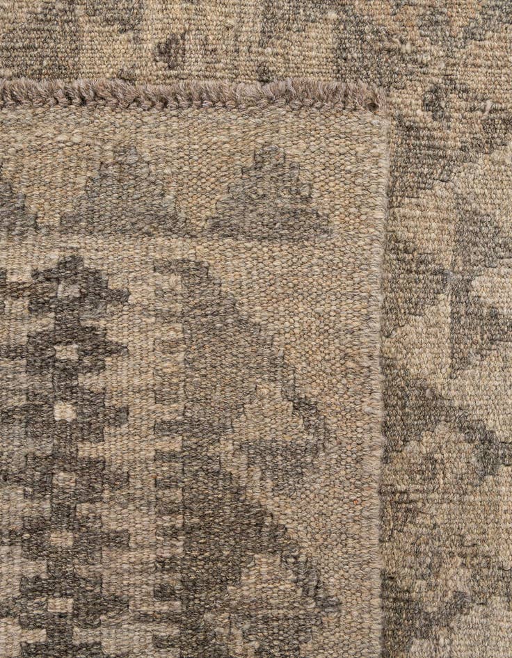 Detail image of  5' 4 x 6' 10  Hand Woven Kilim Maymana Wool Rug