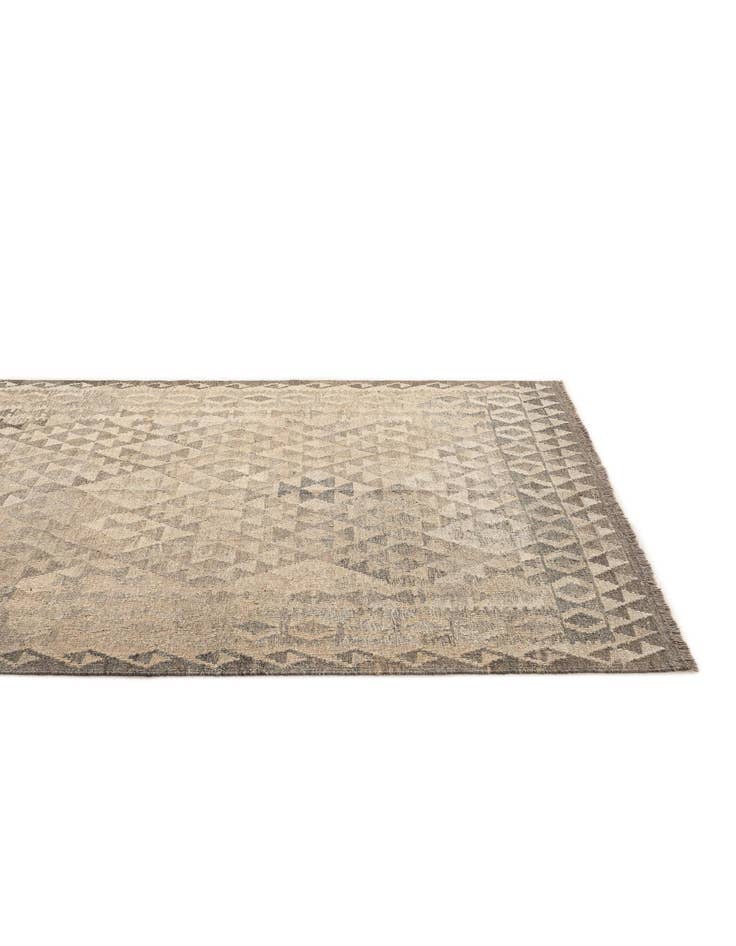 Detail image of  5' 2 x 7' 4  Hand Woven Kilim Maymana Wool Rug