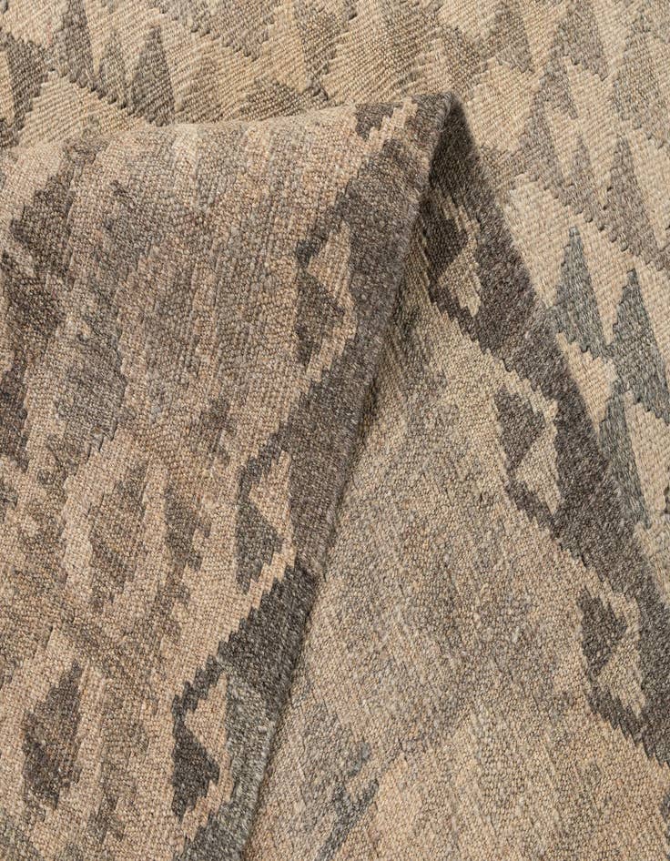 Detail image of  5' 2 x 7' 4  Hand Woven Kilim Maymana Wool Rug