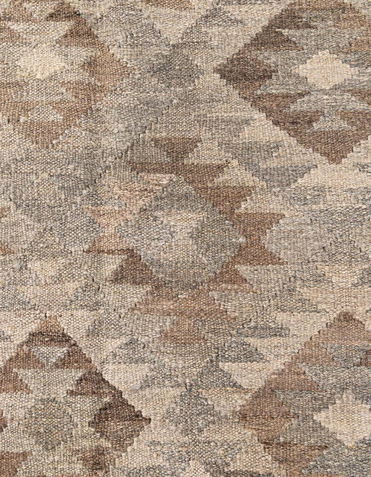 Detail image of  5' 7 x 7' 8  Hand Woven Kilim Maymana Wool Rug