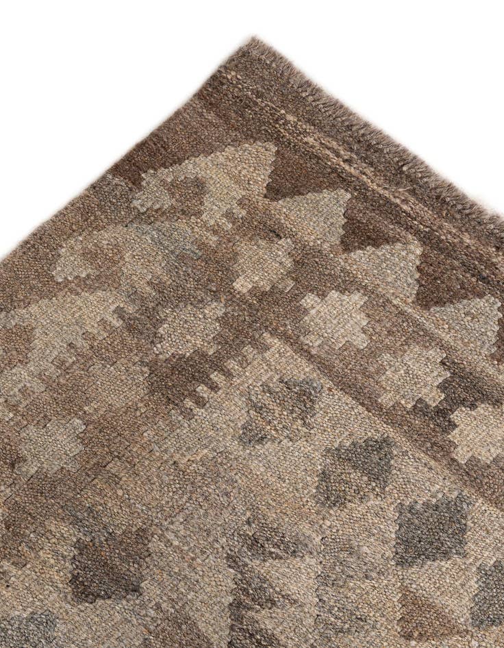 Detail image of  5' 7 x 7' 8  Hand Woven Kilim Maymana Wool Rug