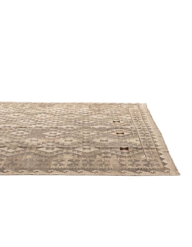 Detail image of  5' 8 x 7' 11  Hand Woven Kilim Maymana Wool Rug