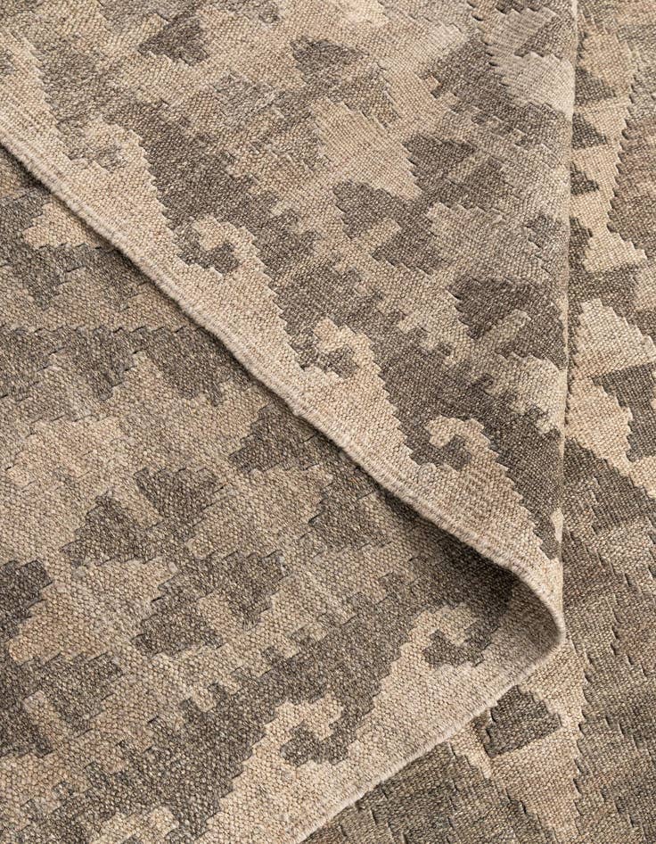 Detail image of  5' 8 x 7' 11  Hand Woven Kilim Maymana Wool Rug