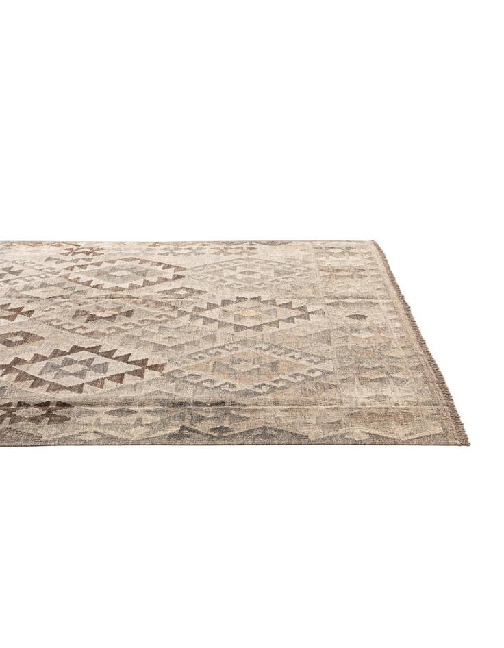 Detail image of  5' 9 x 7' 11  Hand Woven Kilim Maymana Wool Rug