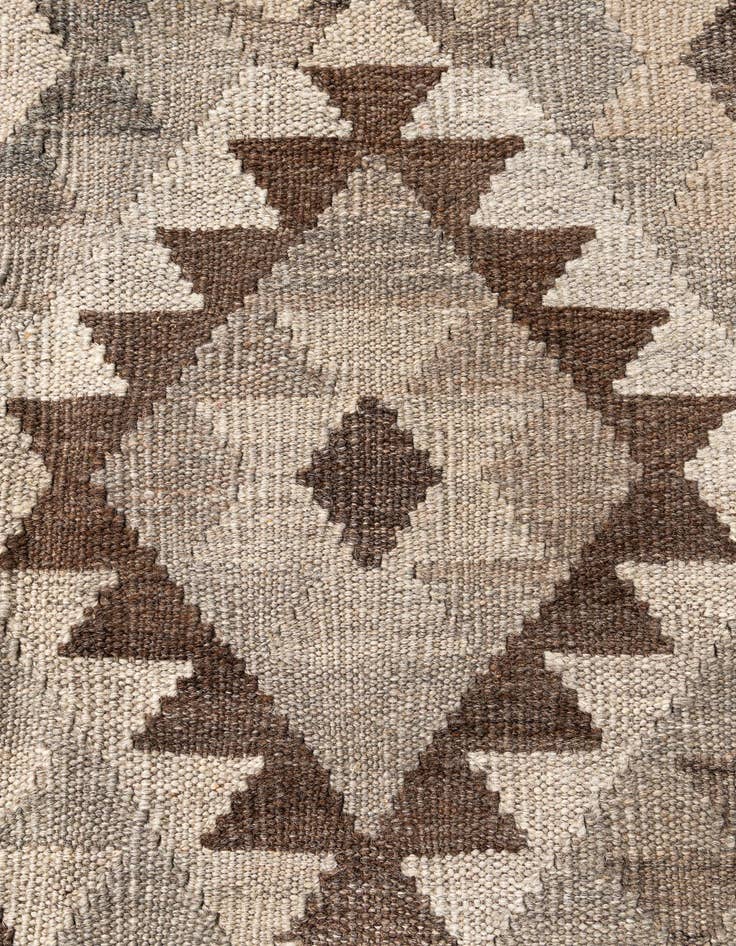 Detail image of  5' 9 x 7' 11  Hand Woven Kilim Maymana Wool Rug