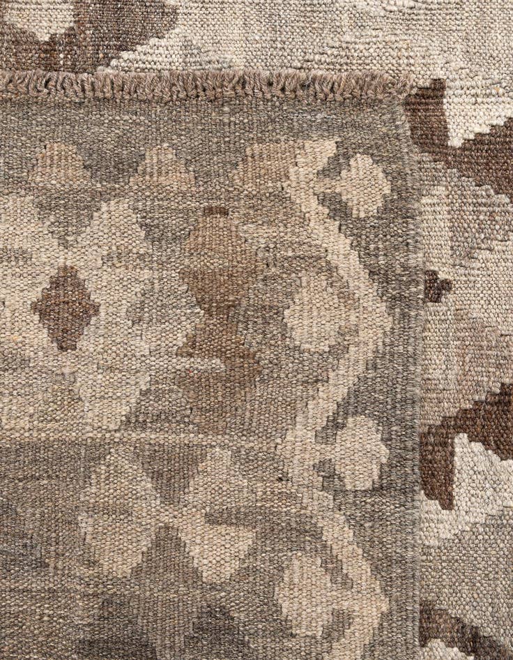 Detail image of  5' 9 x 7' 11  Hand Woven Kilim Maymana Wool Rug