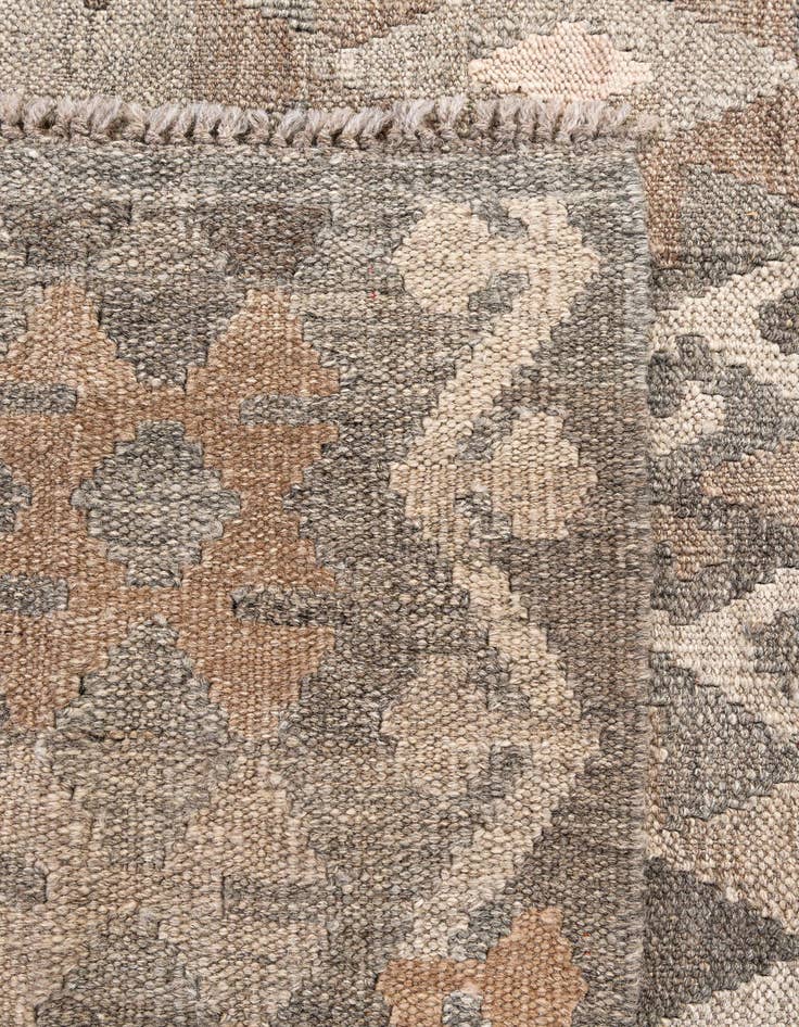 Detail image of  5' 9 x 7' 11  Hand Woven Kilim Maymana Wool Rug