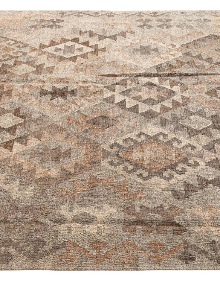 Detail image of  5' 7 x 8' 2  Hand Woven Kilim Maymana Wool Rug