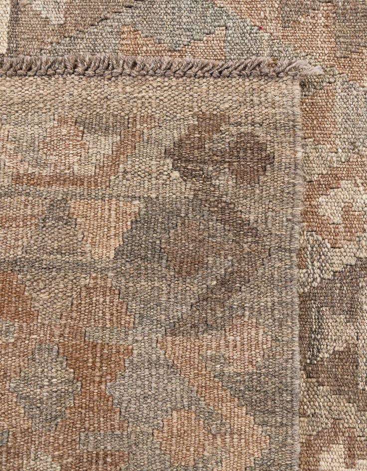 Detail image of  5' 7 x 8' 2  Hand Woven Kilim Maymana Wool Rug