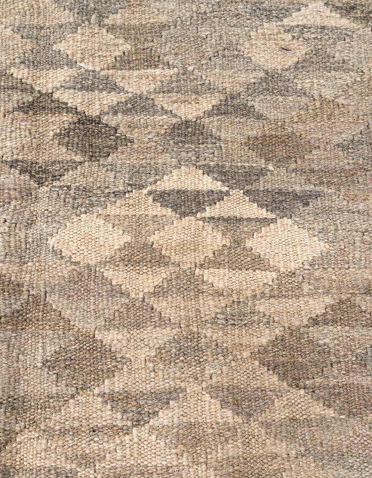 Detail image of  5' 10 x 8'  Hand Woven Kilim Maymana Wool Rug