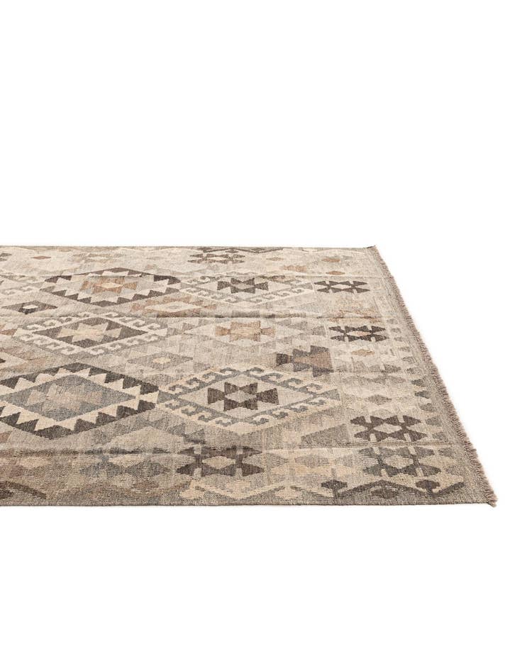 Detail image of  5' 10 x 7' 11  Hand Woven Kilim Maymana Wool Rug