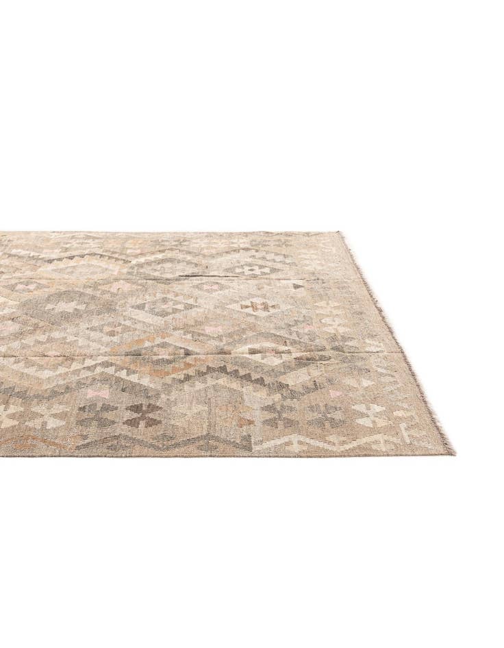 Detail image of  5' 9 x 7' 10  Hand Woven Kilim Maymana Wool Rug