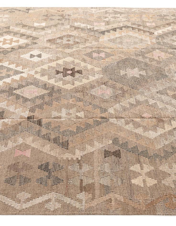 Detail image of  5' 9 x 7' 10  Hand Woven Kilim Maymana Wool Rug