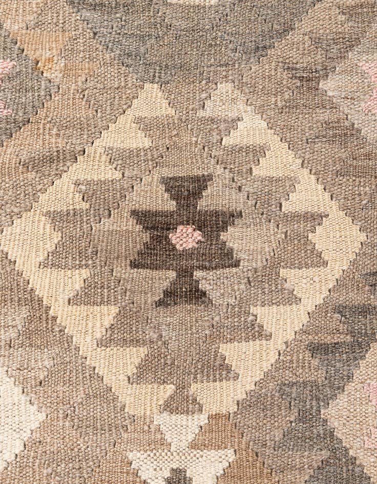 Detail image of  5' 9 x 7' 10  Hand Woven Kilim Maymana Wool Rug