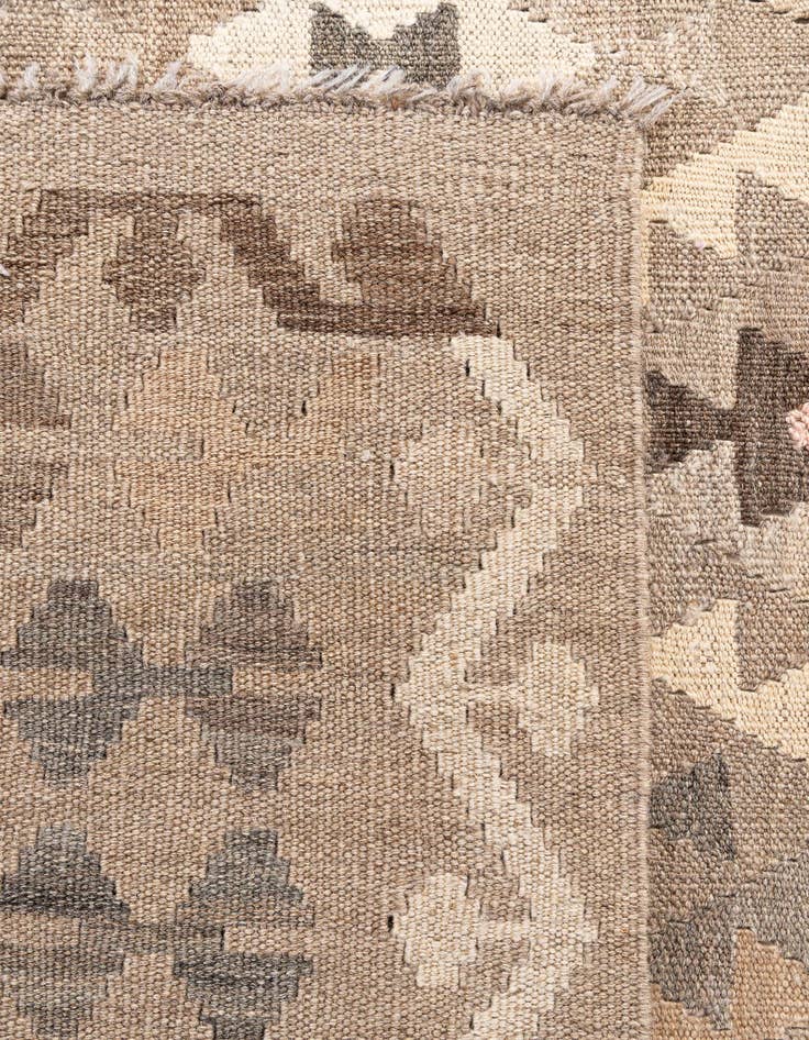 Detail image of  5' 9 x 7' 10  Hand Woven Kilim Maymana Wool Rug