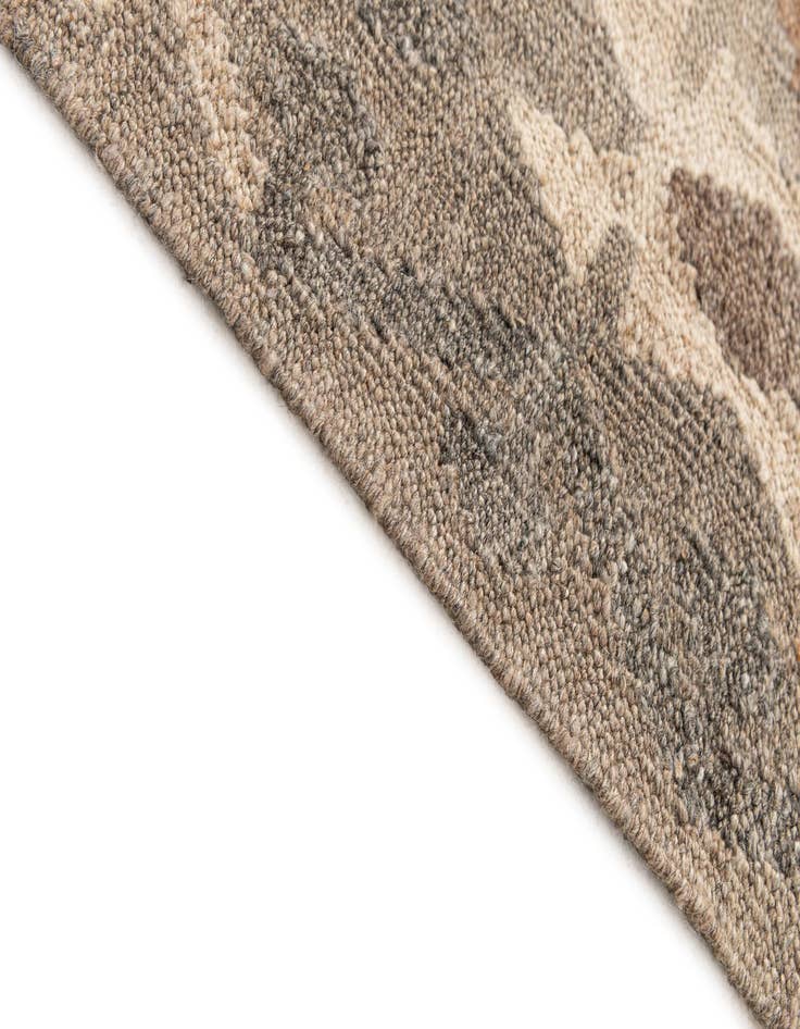 Detail image of  5' 9 x 8'  Hand Woven Kilim Maymana Wool Rug