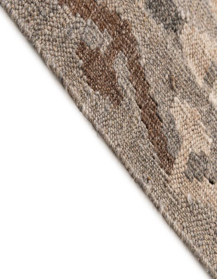 Detail image of  5' 9 x 8'  Hand Woven Kilim Maymana Wool Rug