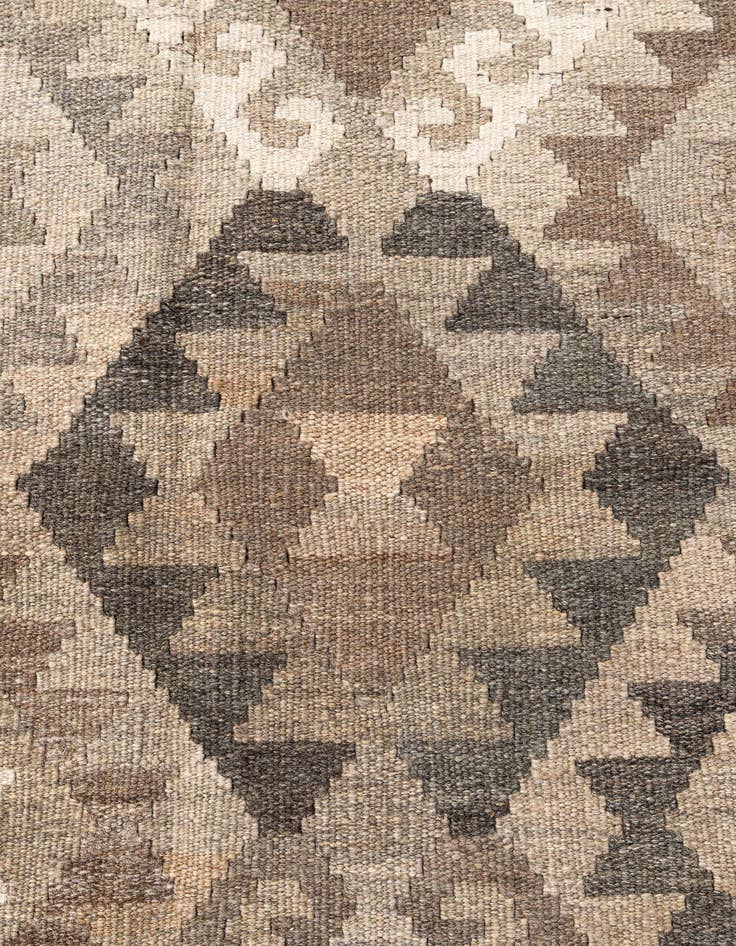 Detail image of  5' 10 x 8' 3  Hand Woven Kilim Maymana Wool Rug