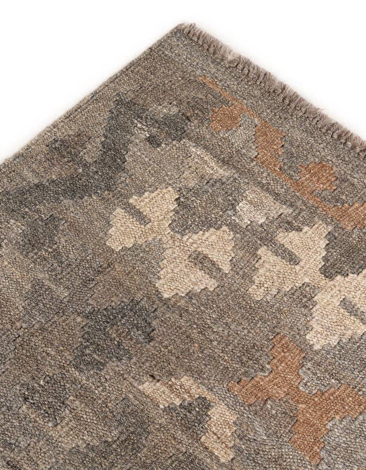 Detail image of  5' 9 x 8' 2  Hand Woven Kilim Maymana Wool Rug