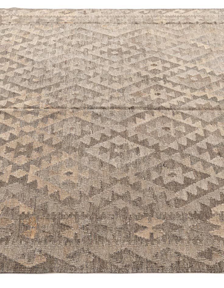 Detail image of  5' 10 x 8' 3  Hand Woven Kilim Maymana Wool Rug
