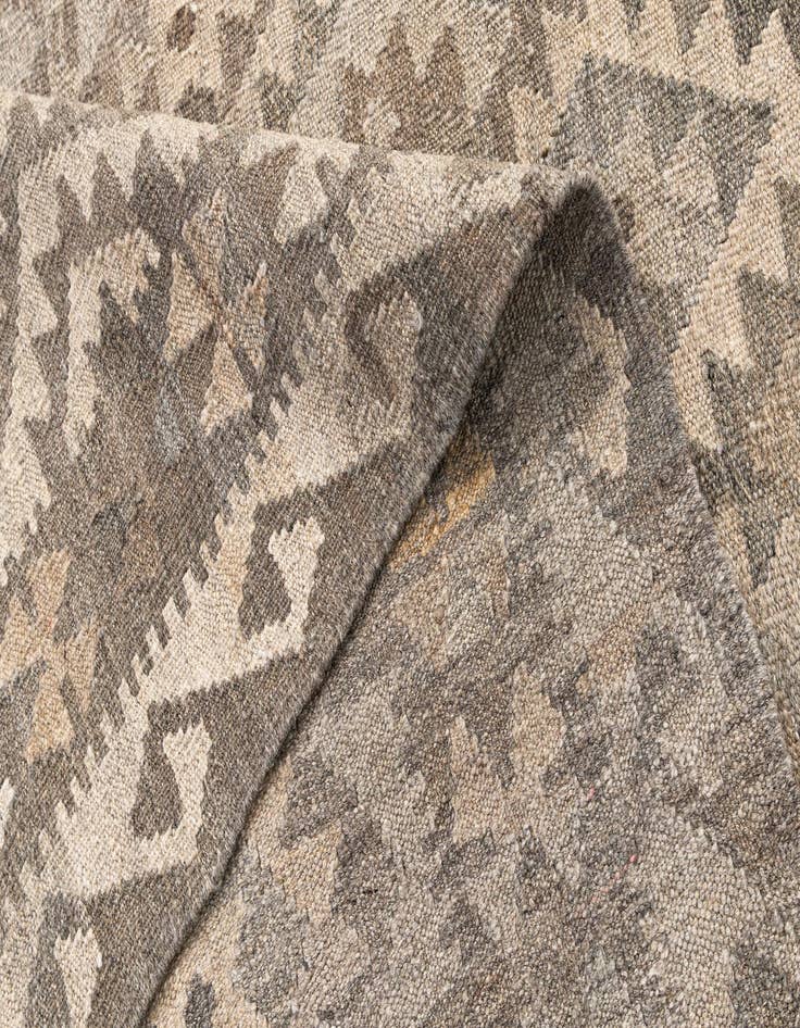 Detail image of  5' 10 x 8' 3  Hand Woven Kilim Maymana Wool Rug