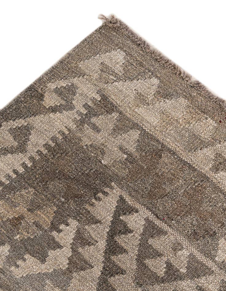 Detail image of  5' 10 x 8' 3  Hand Woven Kilim Maymana Wool Rug