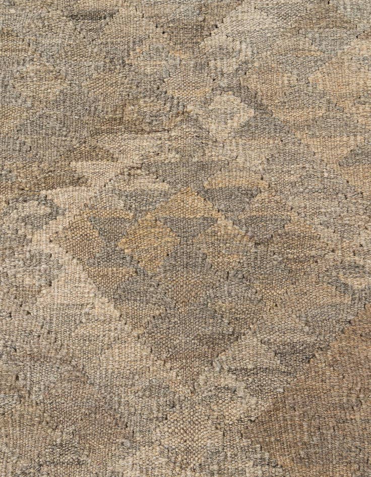 Detail image of  6' 1 x 9' 2  Hand Woven Kilim Maymana Wool Rug