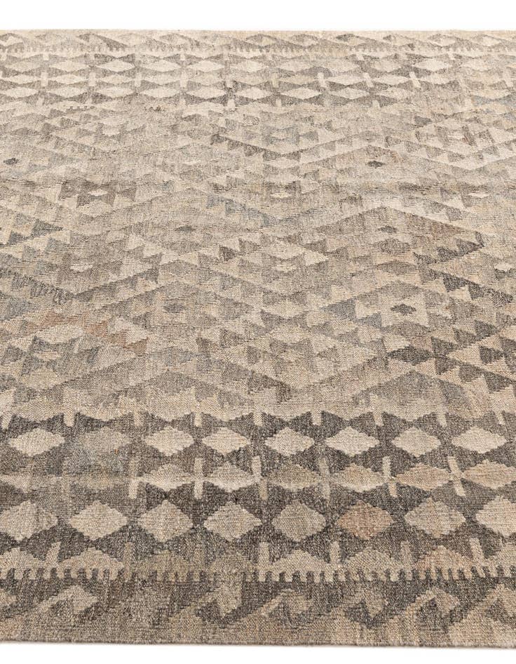 Detail image of  6' 1 x 8'  Hand Woven Kilim Maymana Wool Rug