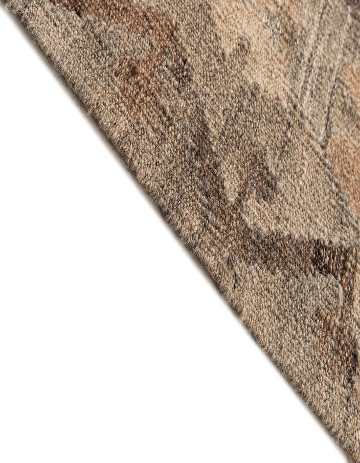 Detail image of  6' 2 x 8'  Hand Knotted Kilim Maymana Wool Rug