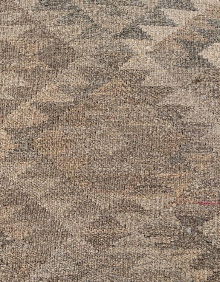 Detail image of  6' 2 x 9' 2  Hand Woven Kilim Maymana Wool Rug